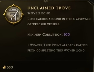 last epoch unclaimed trove effect description